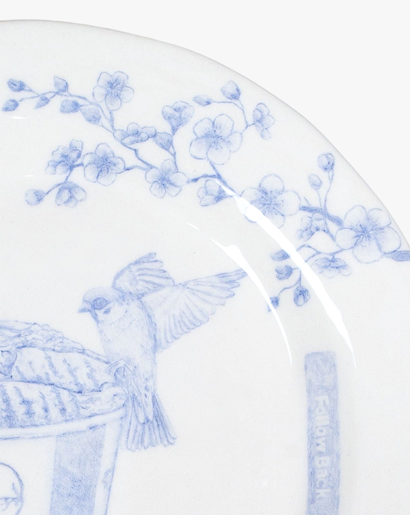 Abstract Network Ceramic Decorative Dish - Image 2
