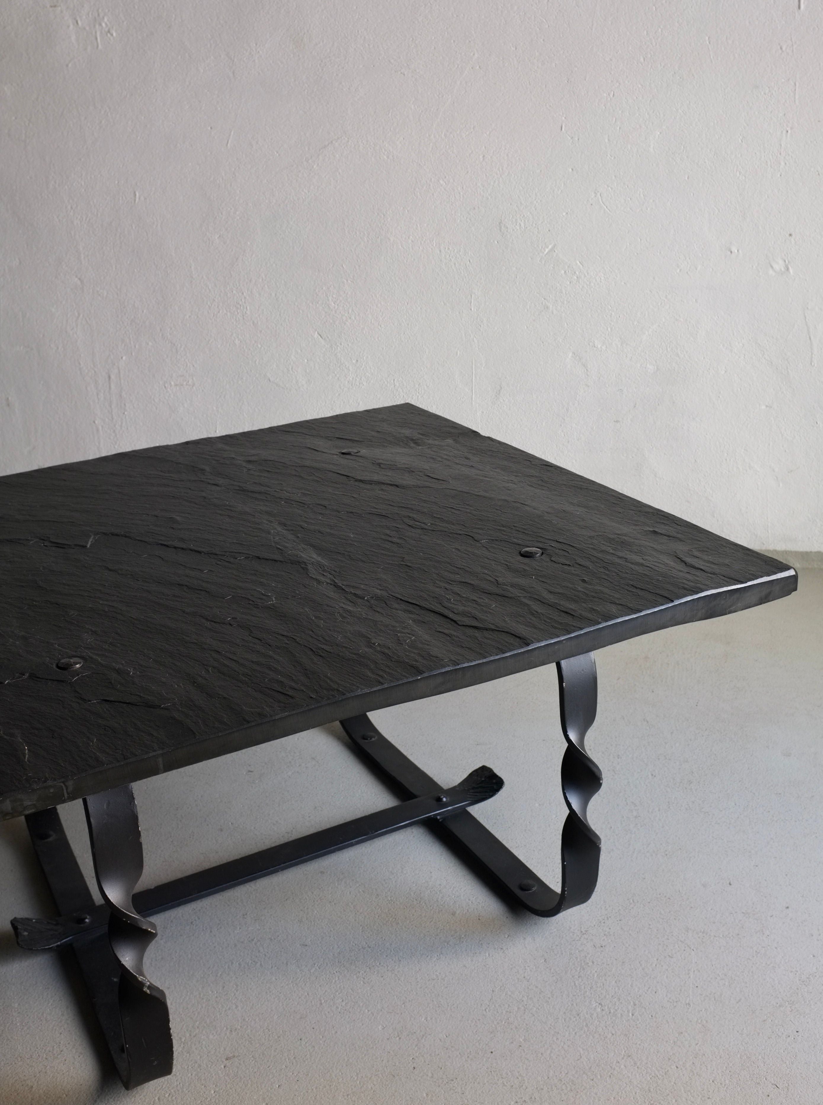 Brutalist Low Coffee Table - Image 4