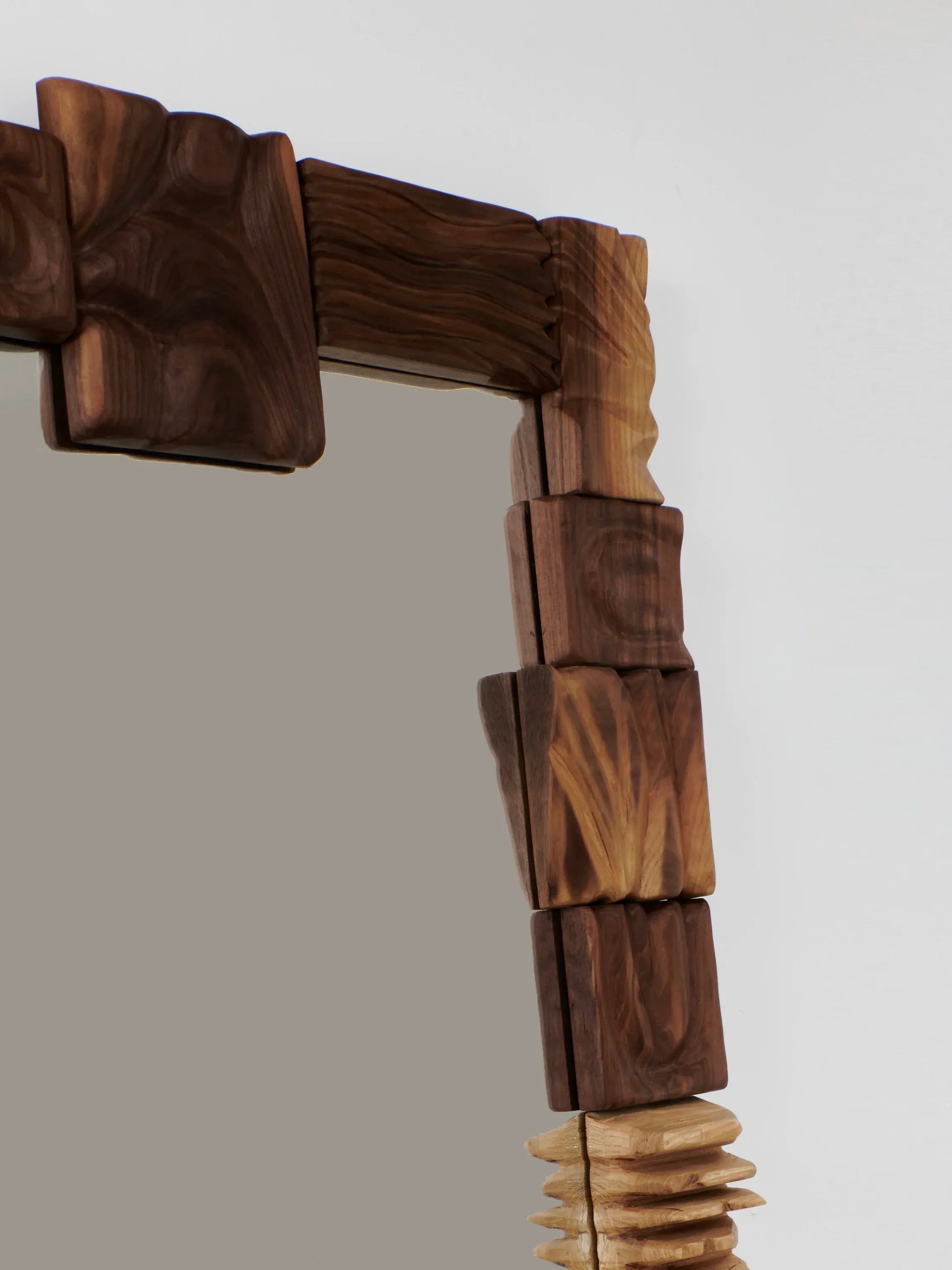 Tall Framed Floor Mirror - Image 5