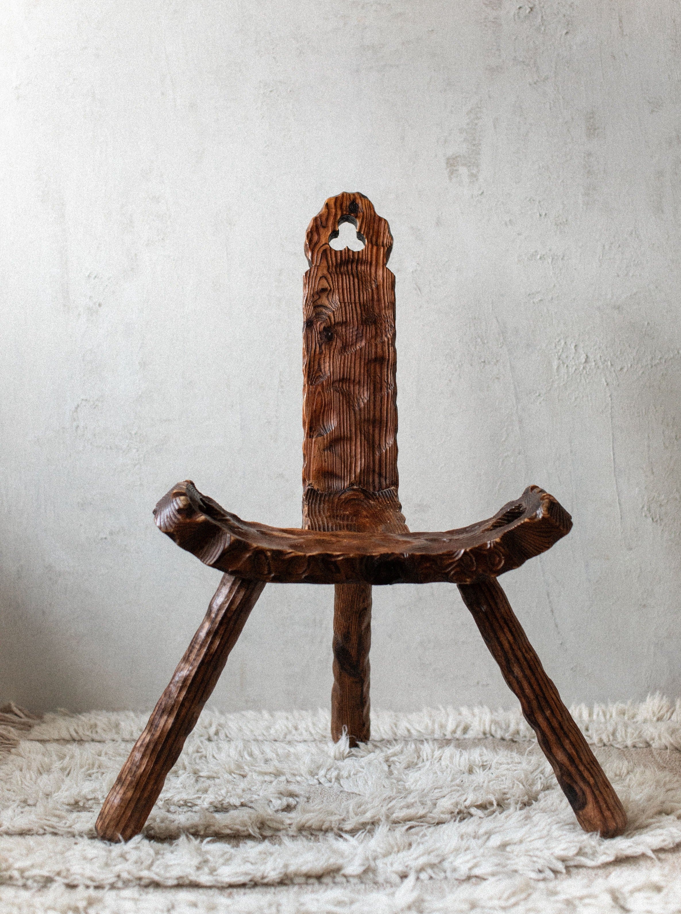 Brutalist Accent Chair