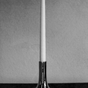 Chrome Candle Holder