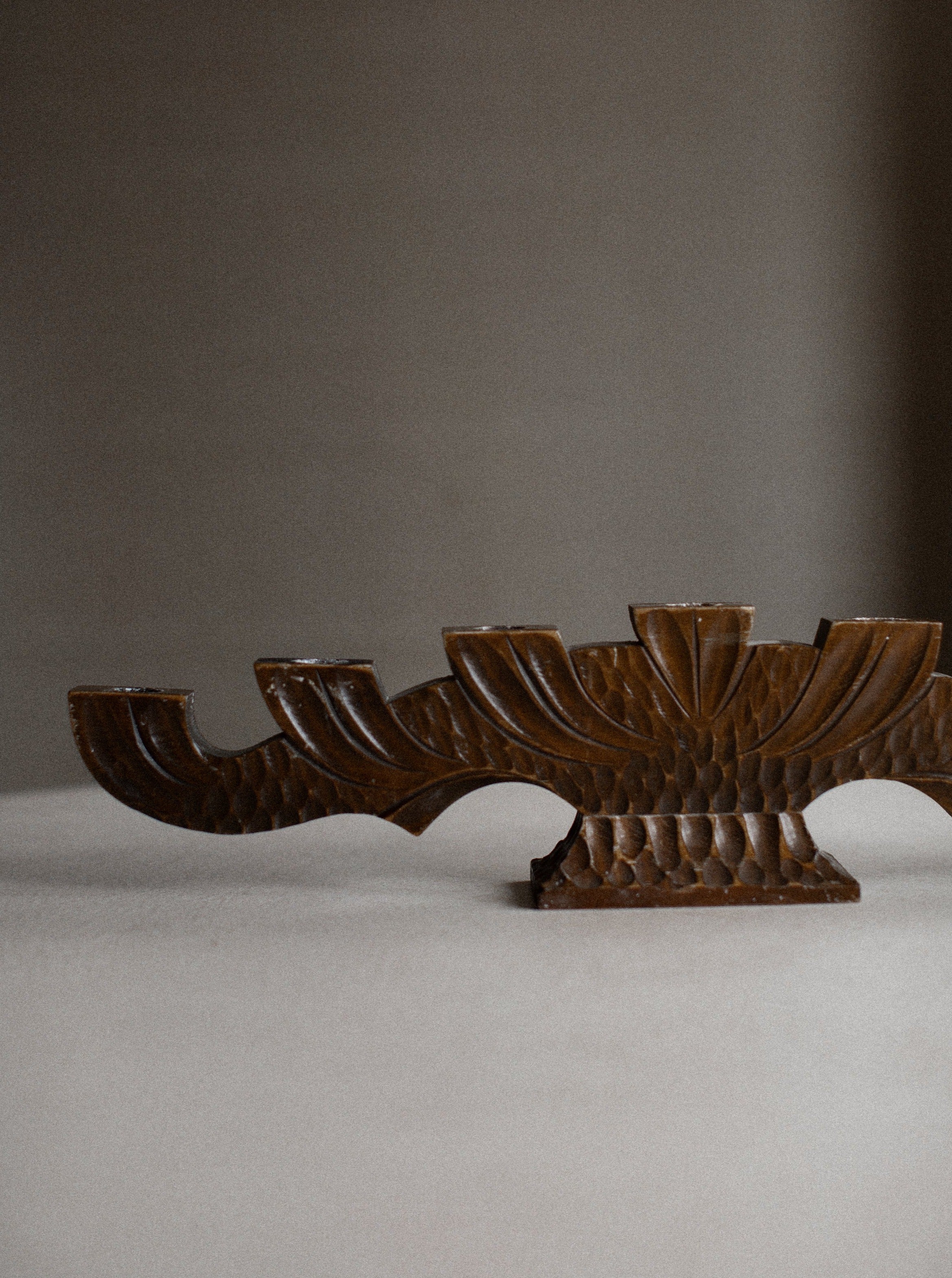 Wooden Candlestick - Image 3