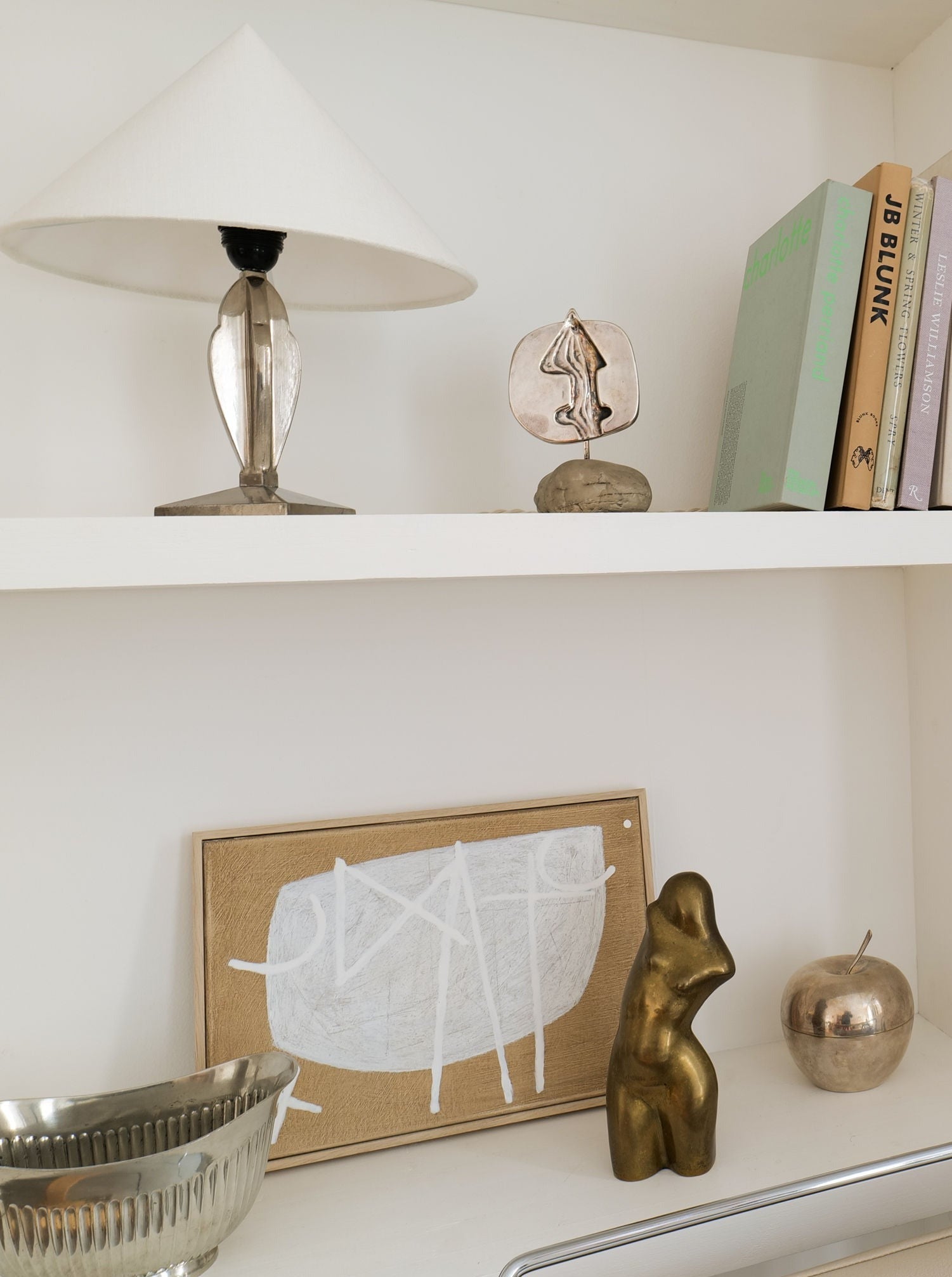 Mid-Century Bronze Figurine Sculpture - Image 2