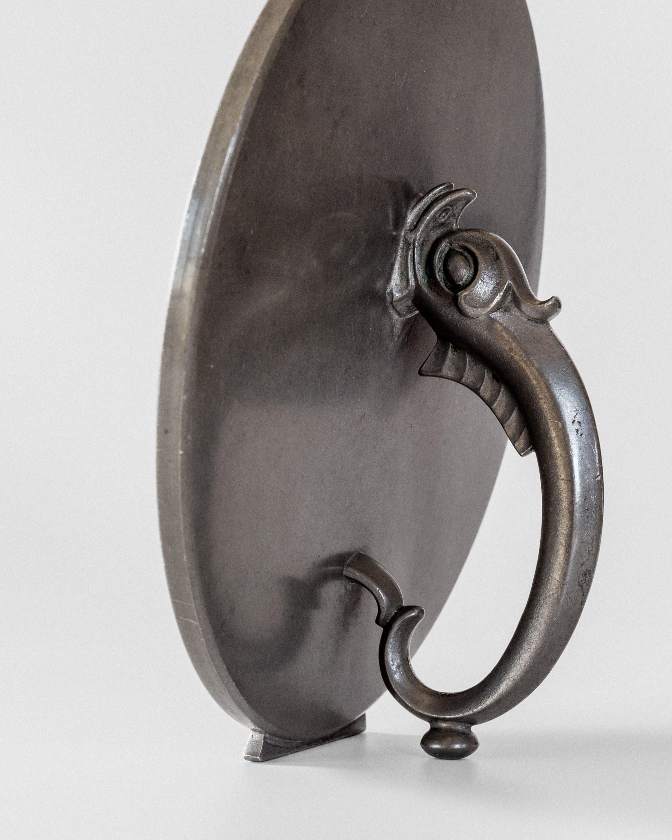 Small Round Metal Accent Mirror - Image 7