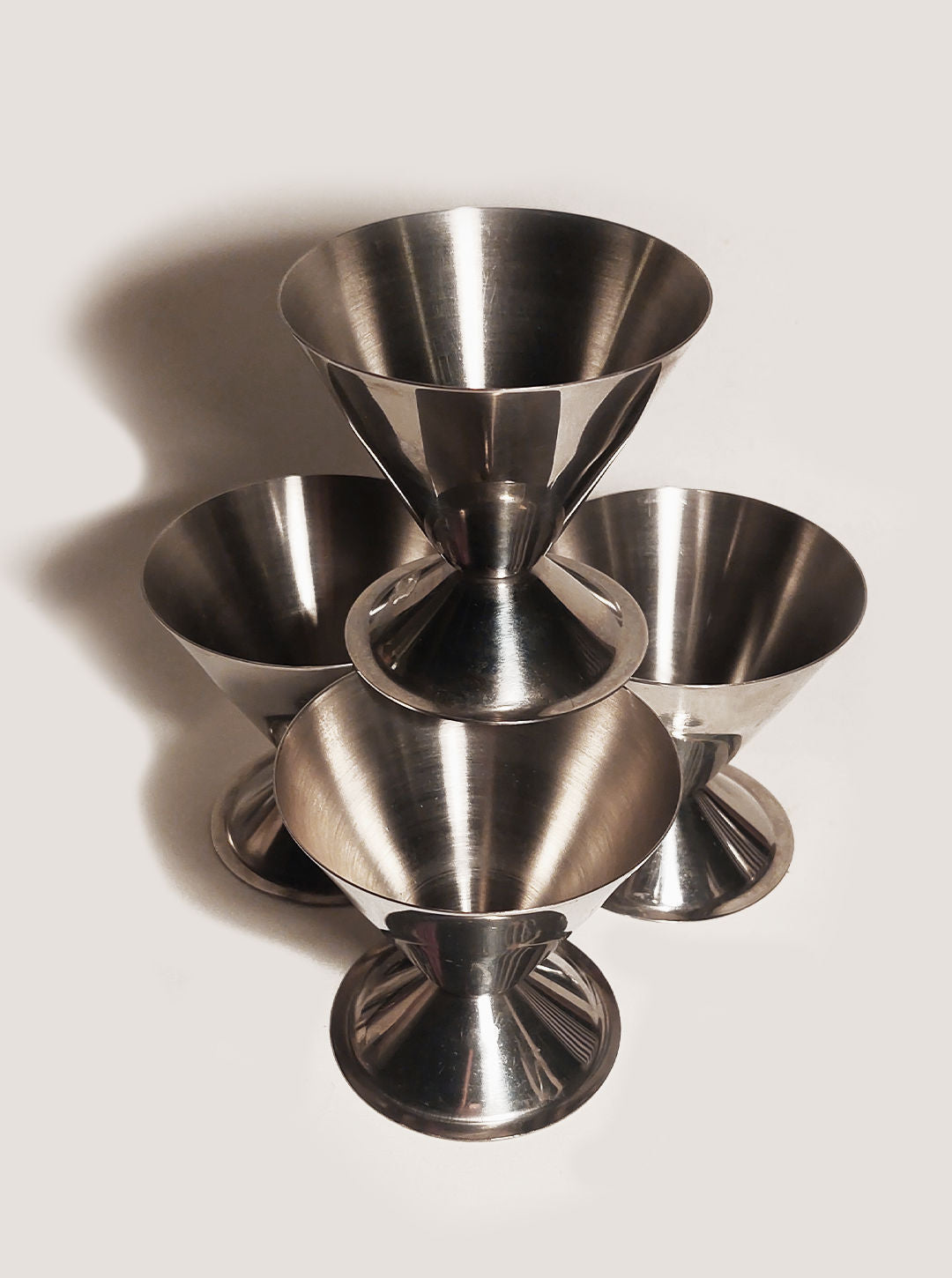 Set of 4 Glass Dessert Cups - Image 3