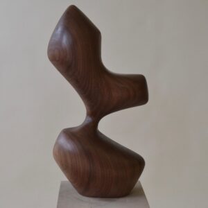 Carved Wood Standing Sculpture