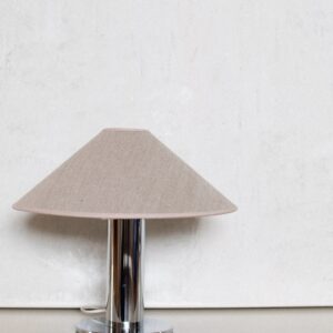 Low Chrome Table Lamp