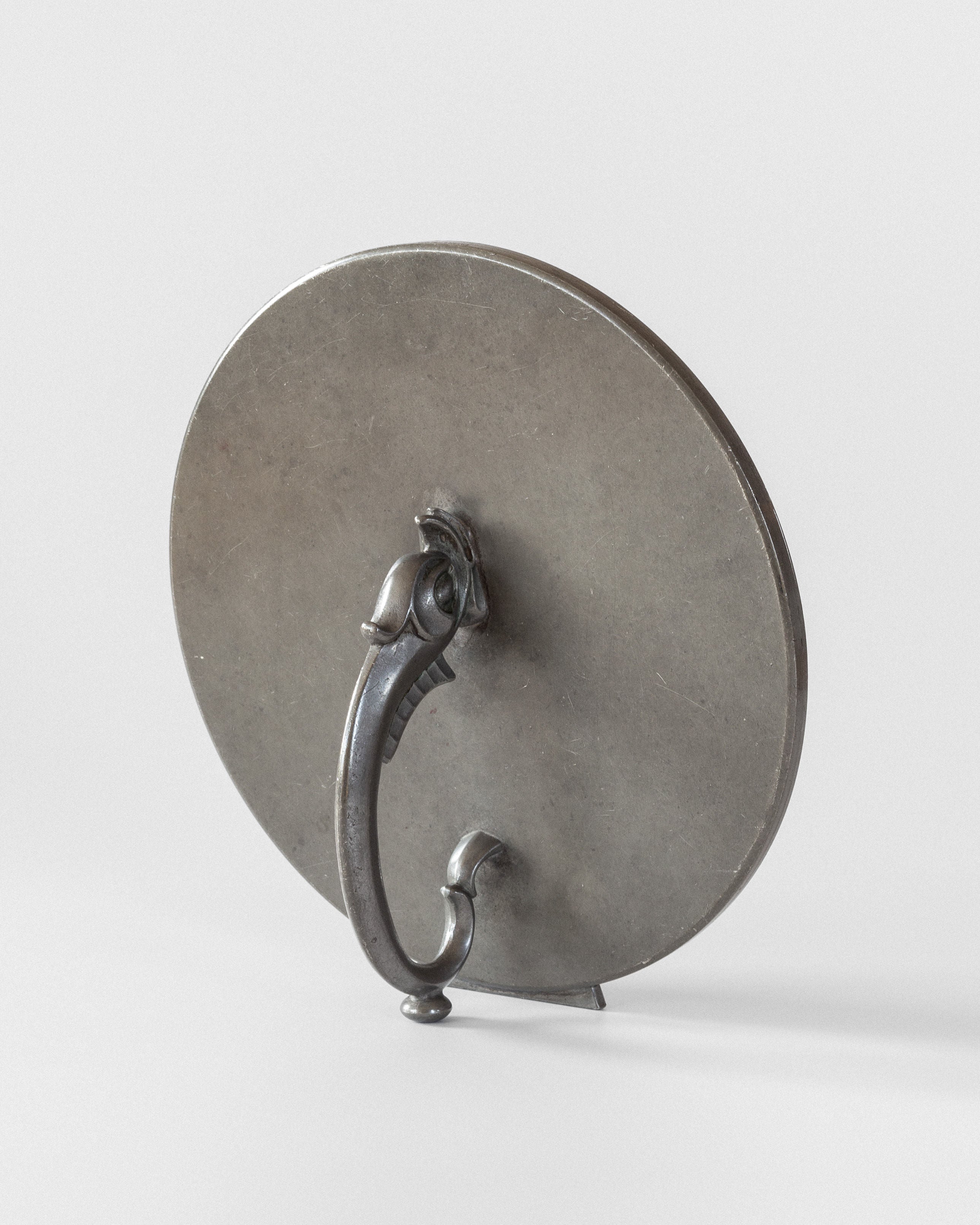 Small Round Metal Accent Mirror - Image 3