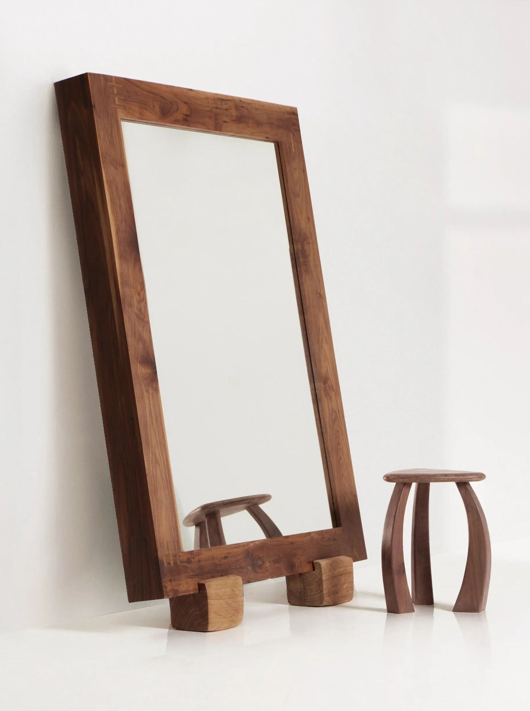 Extra Large Sculptural Floor Mirror - Image 7